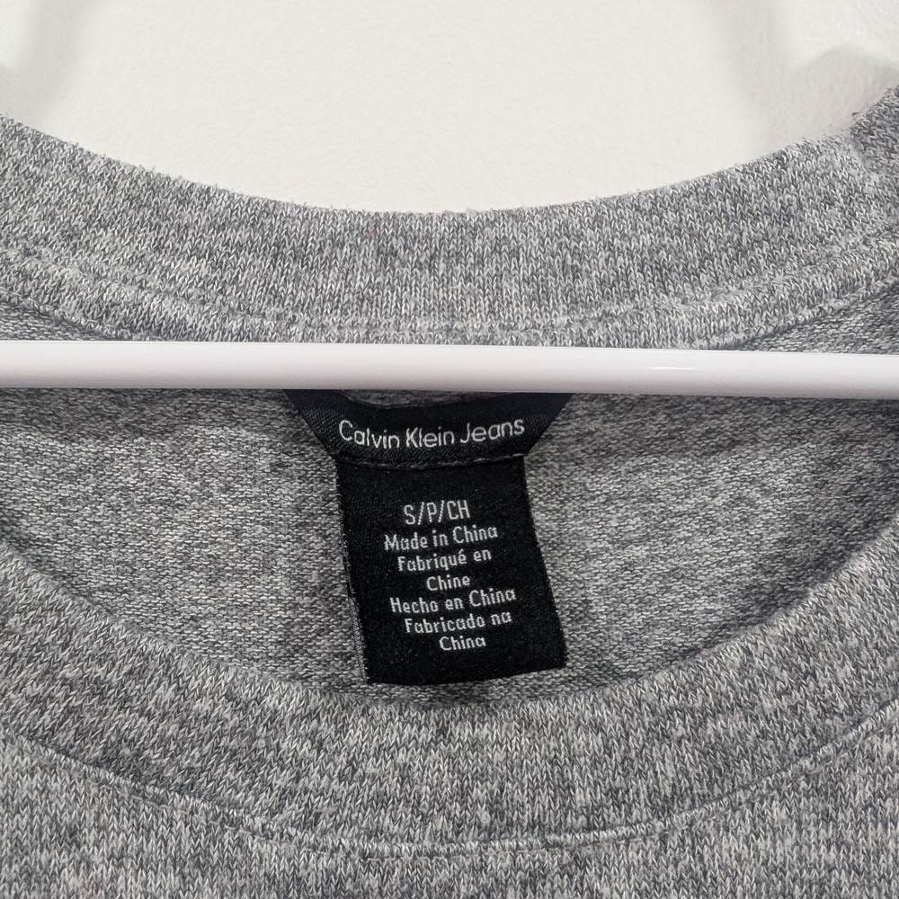 Calvin Klein - Sweater, Long Sleeve, Grey - Picture 2 of 6